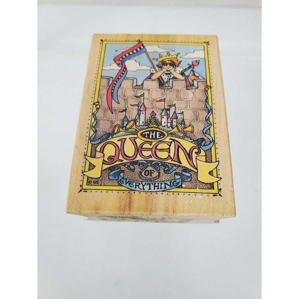 The Queen of Everything Sand Castle Rubber Stamp Mary Engelbreit 592H 3 SN
